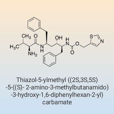 thiazol-5-ylmethyl ((2S,3S,5S)-5-((S)-2-amino-3-methylbutanamido)-3-hydroxy-1,6-diphenylhexan-2-yl)carbamate